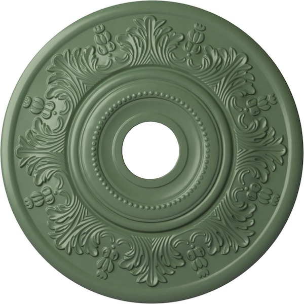Ekena Millwork Vienna Ceiling Medallion (Fits Canopies up to 6 1/2"), 20"OD x 3 1/2"ID x 1 1/2"P, Athenian Green CM20VIAGF - main